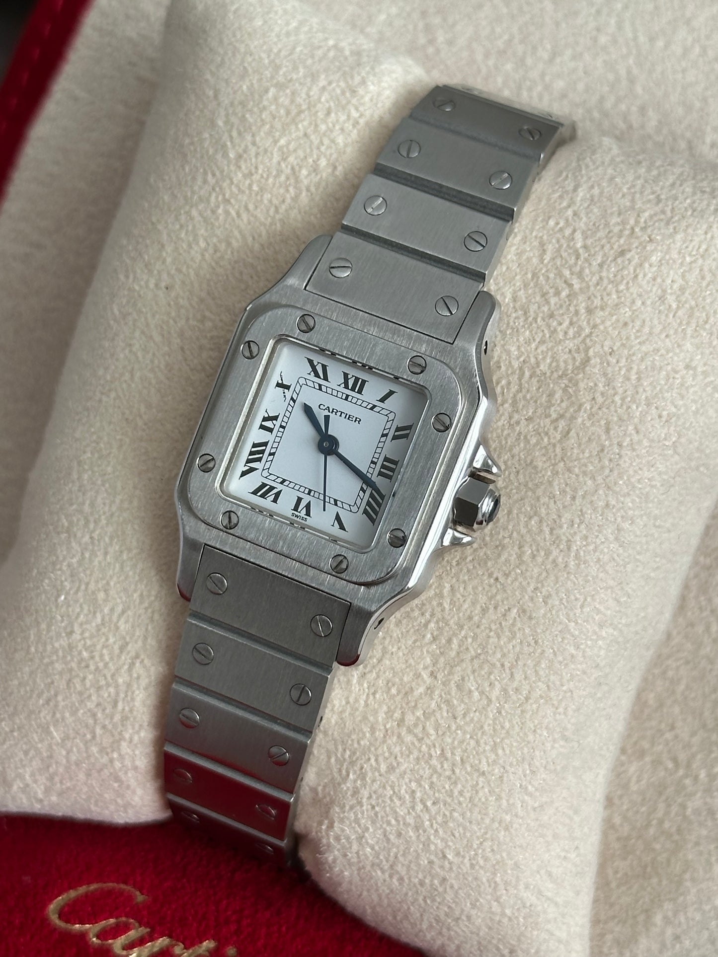 Cartier Santos Carree, 24mm Automatic Stainless Steel Watch - Reference 0901