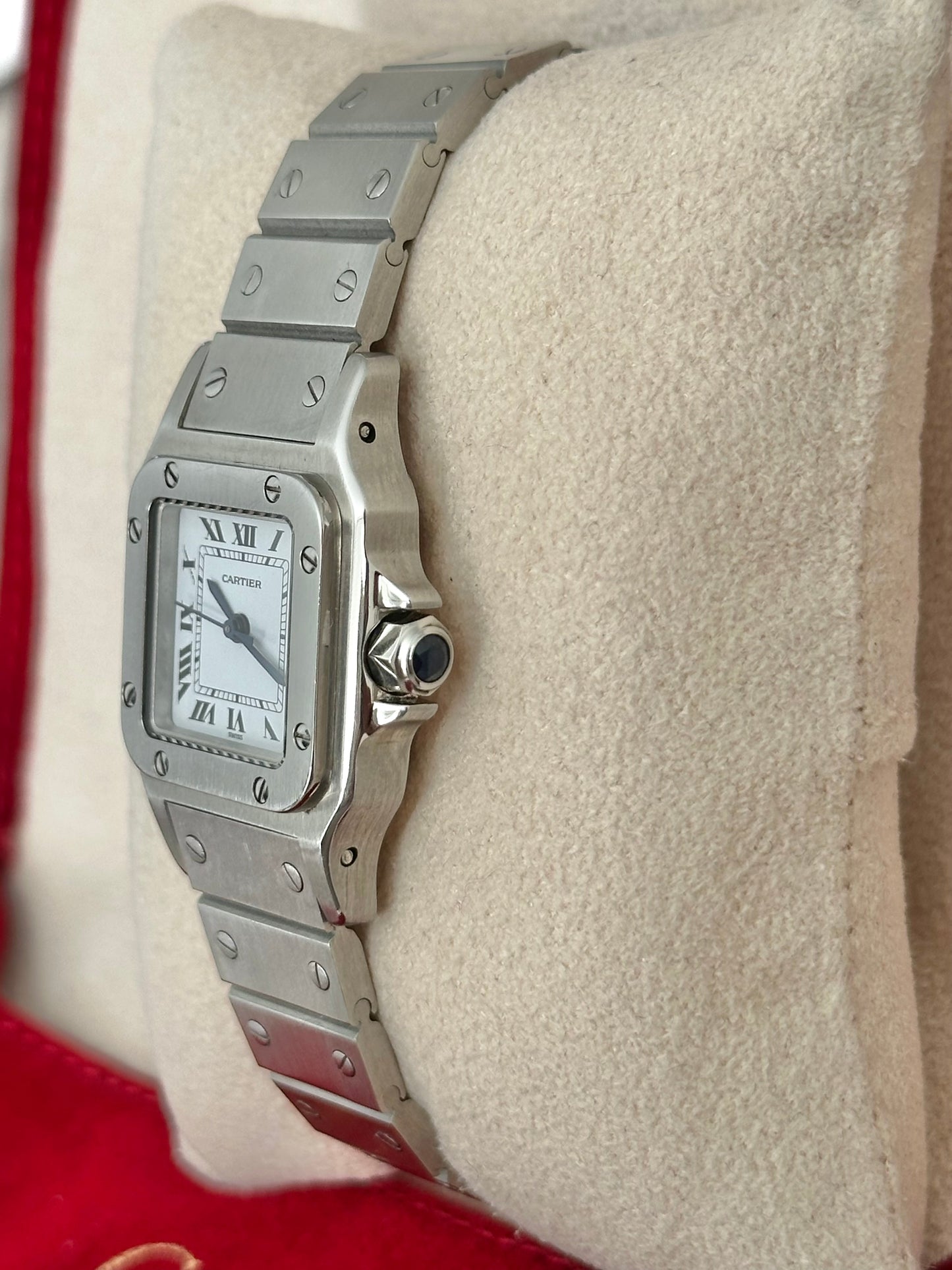Cartier Santos Carree, 24mm Automatic Stainless Steel Watch - Reference 0901
