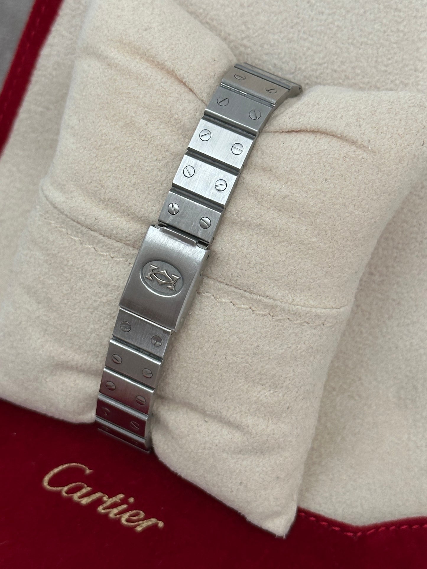 Cartier Santos Carree, 24mm Automatic Stainless Steel Watch - Reference 0901