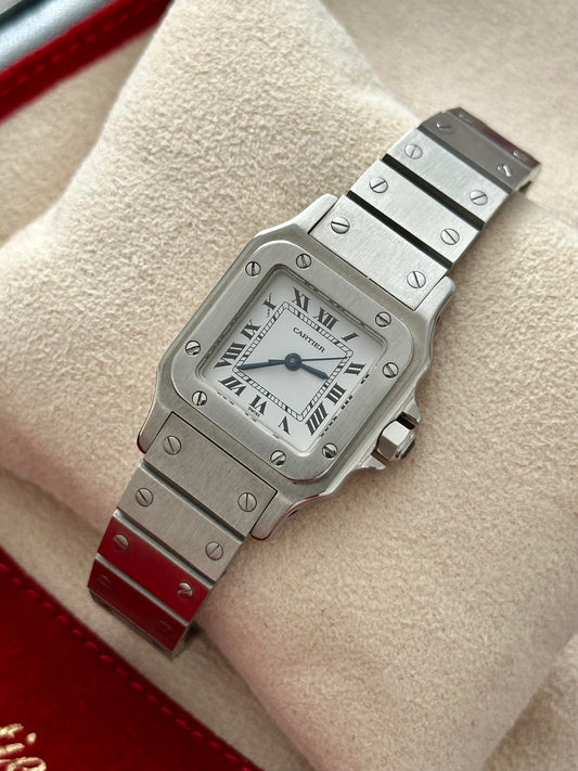 Cartier Santos Carree, 24mm Automatic Stainless Steel Watch - Reference 0901