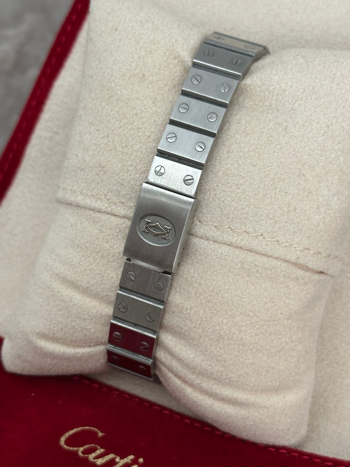 Cartier Santos Carree, 24mm Automatic Stainless Steel Watch - Reference 0901