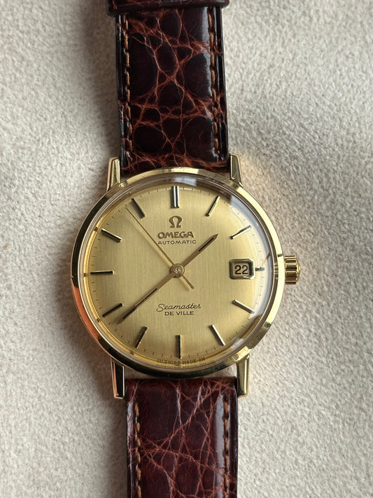 Omega Seamaster De Ville 18ct Gold Cased Automatic Watch, 1960’s - Serviced