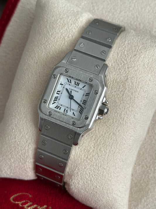 Cartier Santos Carree, 24mm Automatic Stainless Steel Watch - Reference 0901