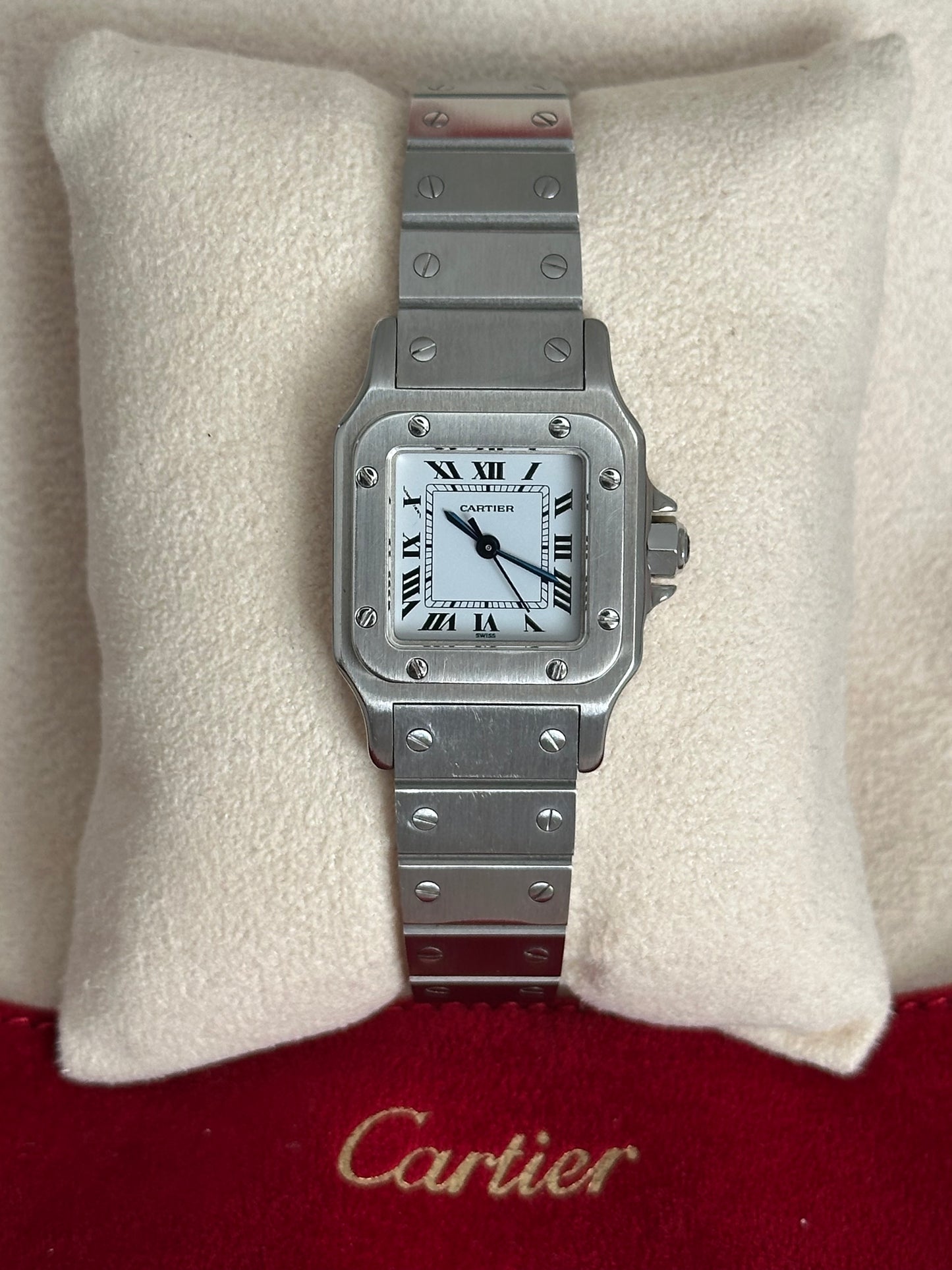 Cartier Santos Carree, 24mm Automatic Stainless Steel Watch - Reference 0901