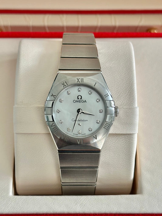 Omega Constellation 25mm Diamond  Watch Ref 131.10.25.60.55.001,RRP £3800
