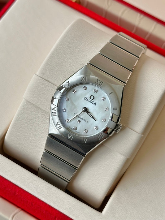 Omega Constellation 25mm Diamond  Watch Ref 131.10.25.60.55.001,RRP £3800